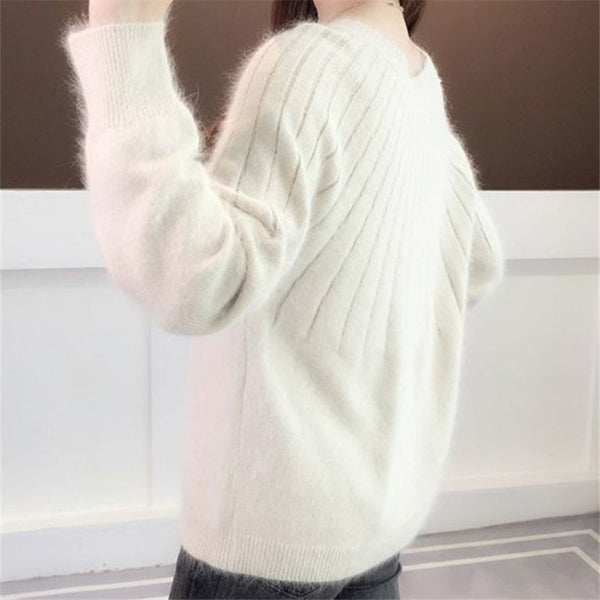 Fluffina - Flauschig weicher Pullover - FashionWOLF