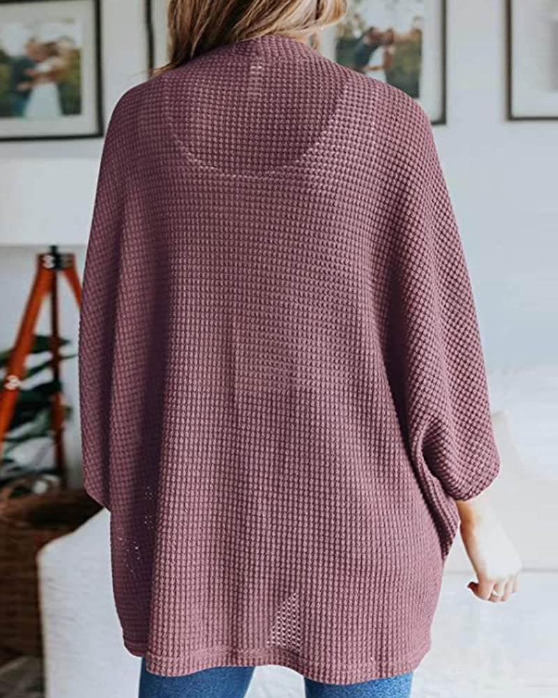 Cardigan mit 3/4-Ärmeln