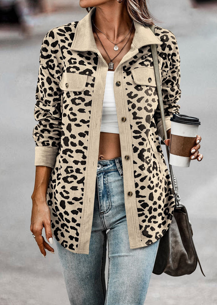 Olivia™ - Dschungel Chic Leopard Jacke [Letzter Tag Rabatt]