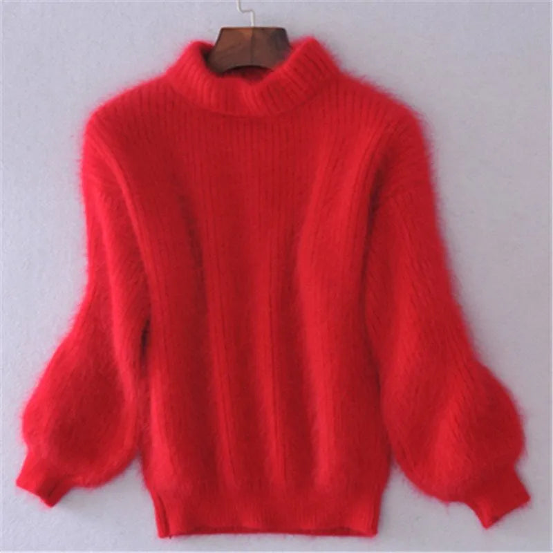 Vintage-Rollkragenpullover