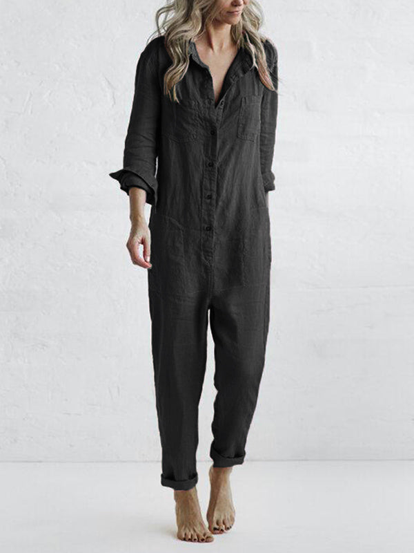 Sydney | Langärmeliger Jumpsuit