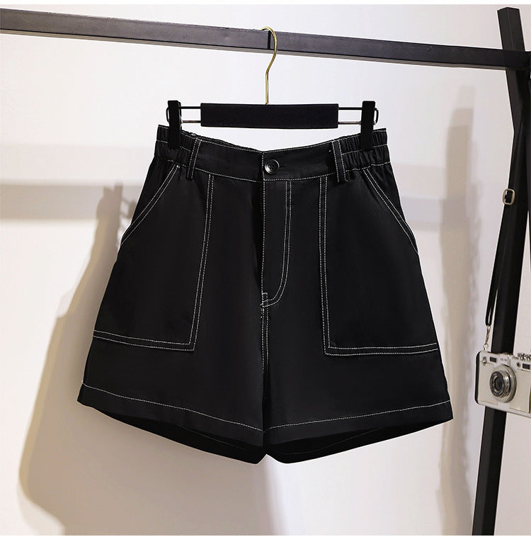 WOLFF | Bequeme Damen Shorts in modischem Schwarz