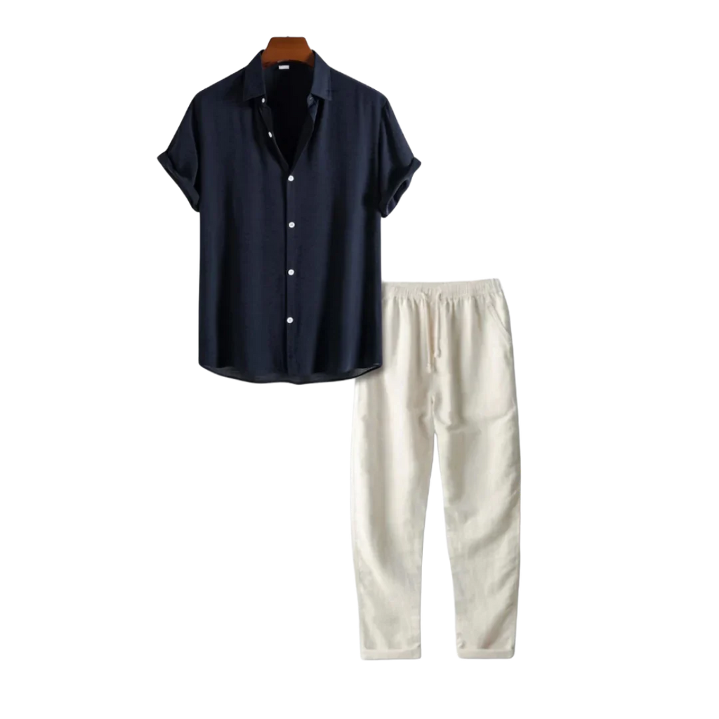 Wolff Linen Outfit Set - Lässige - Florenz bei Nacht