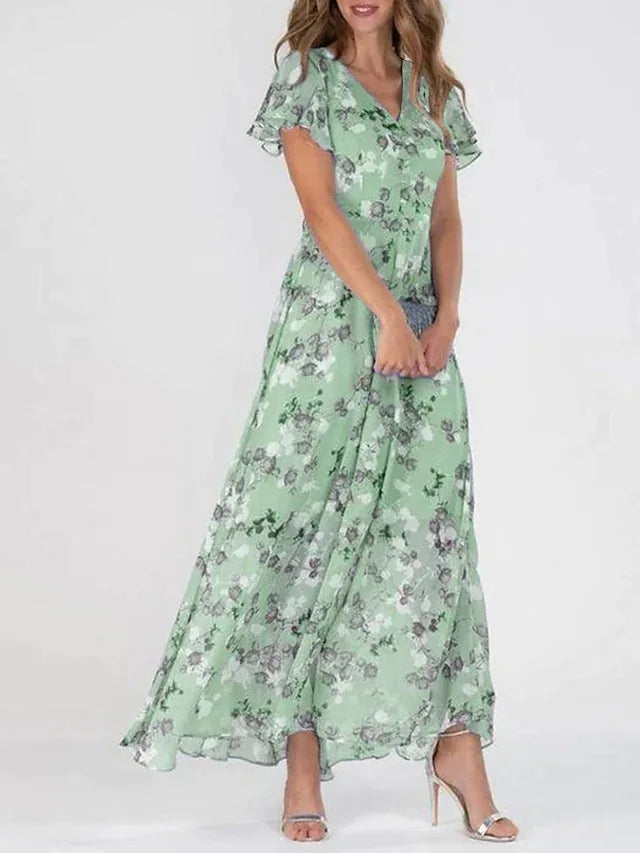 Kleid mit floralem Muster