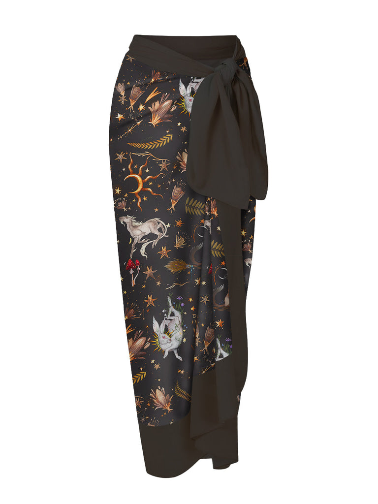 WOLFF und Sarong mit „Magic Deer Family“-Print