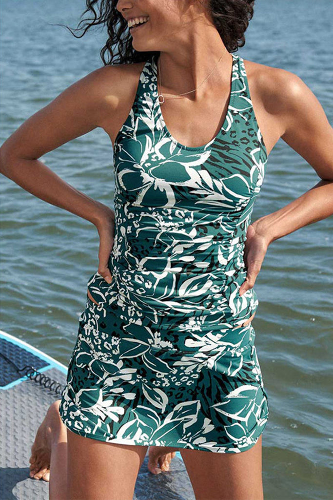 WOLFF Grünes Tankini-Set