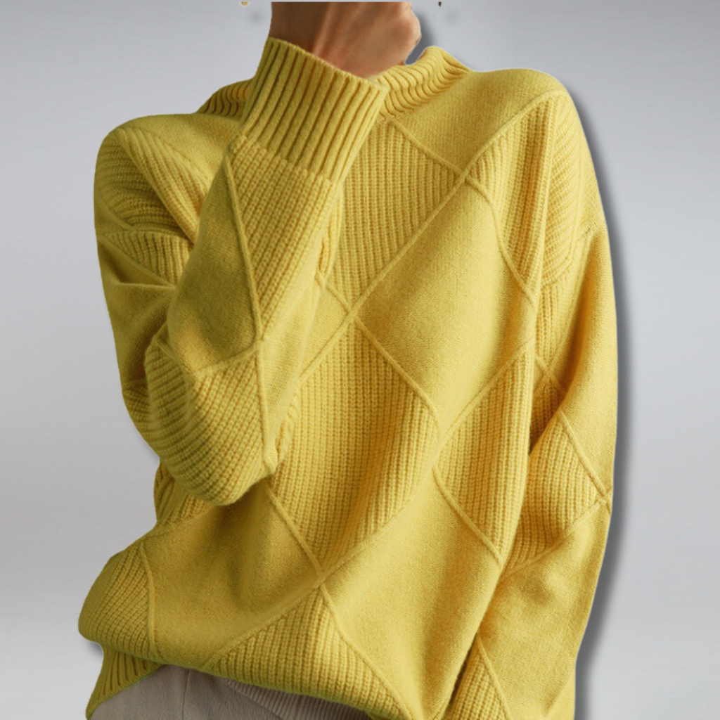 Stilvolle Rollkragenpullover