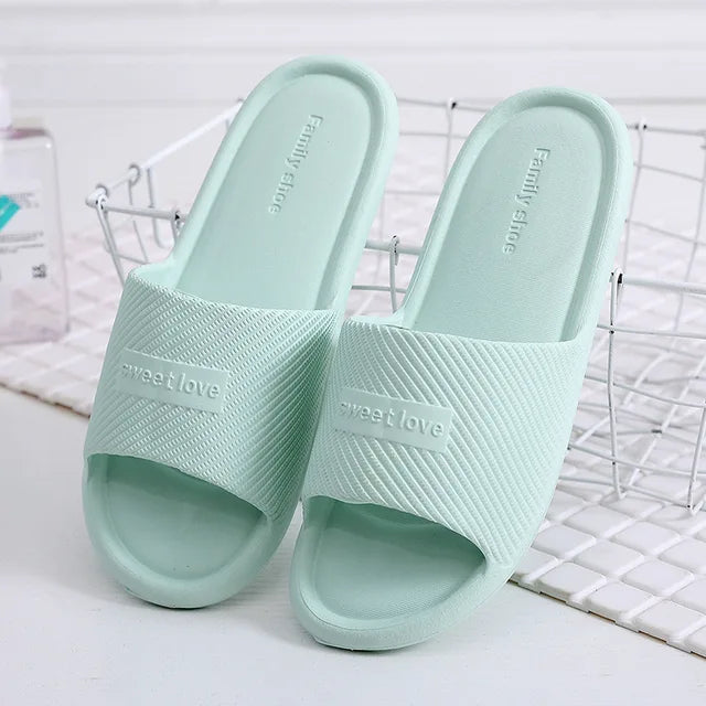 WOLFF – Rutschfeste Sommer-Flip-Flops für Damen: Bequeme Hausschuhe für den Innenbereich, wasserdichtes EVA-Material