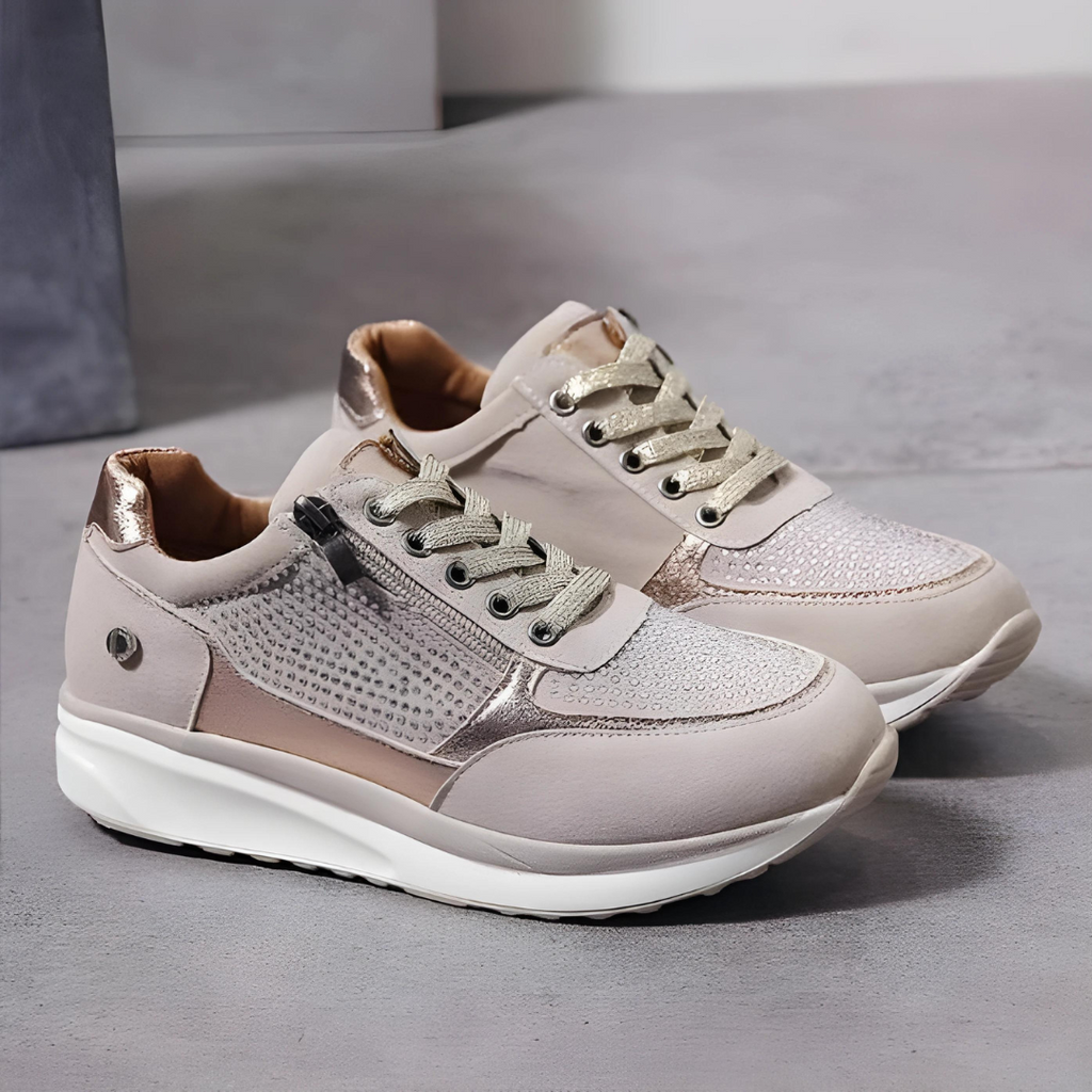 Wolff - Glamouröse bequeme Casual Sneakers | Sportlich-schicke Sneaker