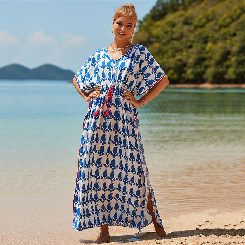 WOLFF | Stylish Urlaub Sonnenschutz Positionierung Druck Strand Cover-up