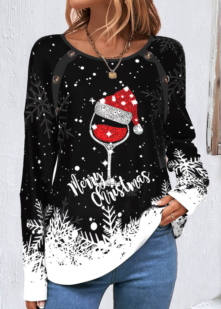 Wolff | Festliches Sweatshirt Mit Weihnachtsmuster Für Frauen