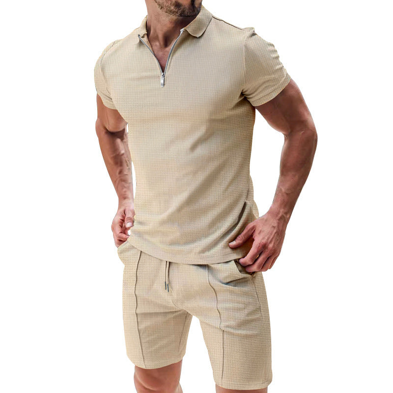 Wolff-Set Kurzarm-Shirt & Shorts