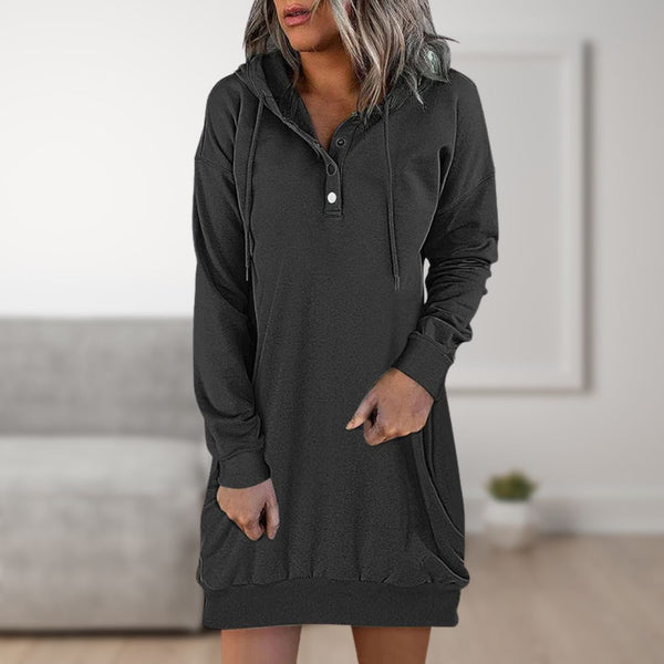 Wolff Kapuzenkleid | Trendy Kapuzen pullover für Damen