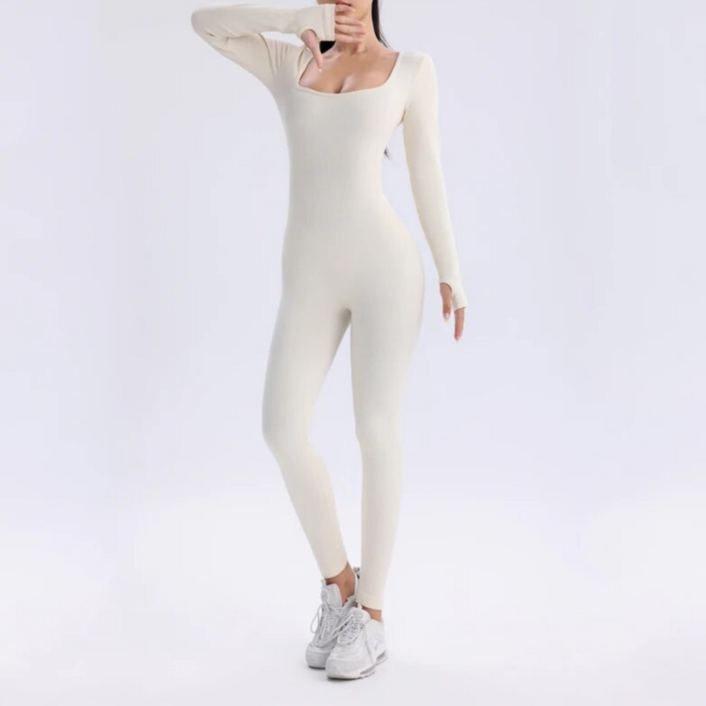 SleekSculpt®️ Langärmeliger Jumpsuit