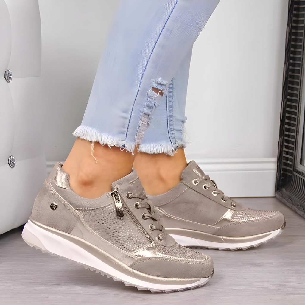 Wolff - Glamouröse bequeme Casual Sneakers | Sportlich-schicke Sneaker