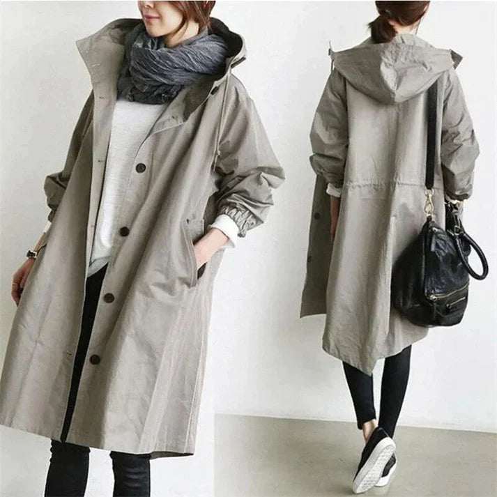 WOLFF - Trenchcoat mit Kapuze