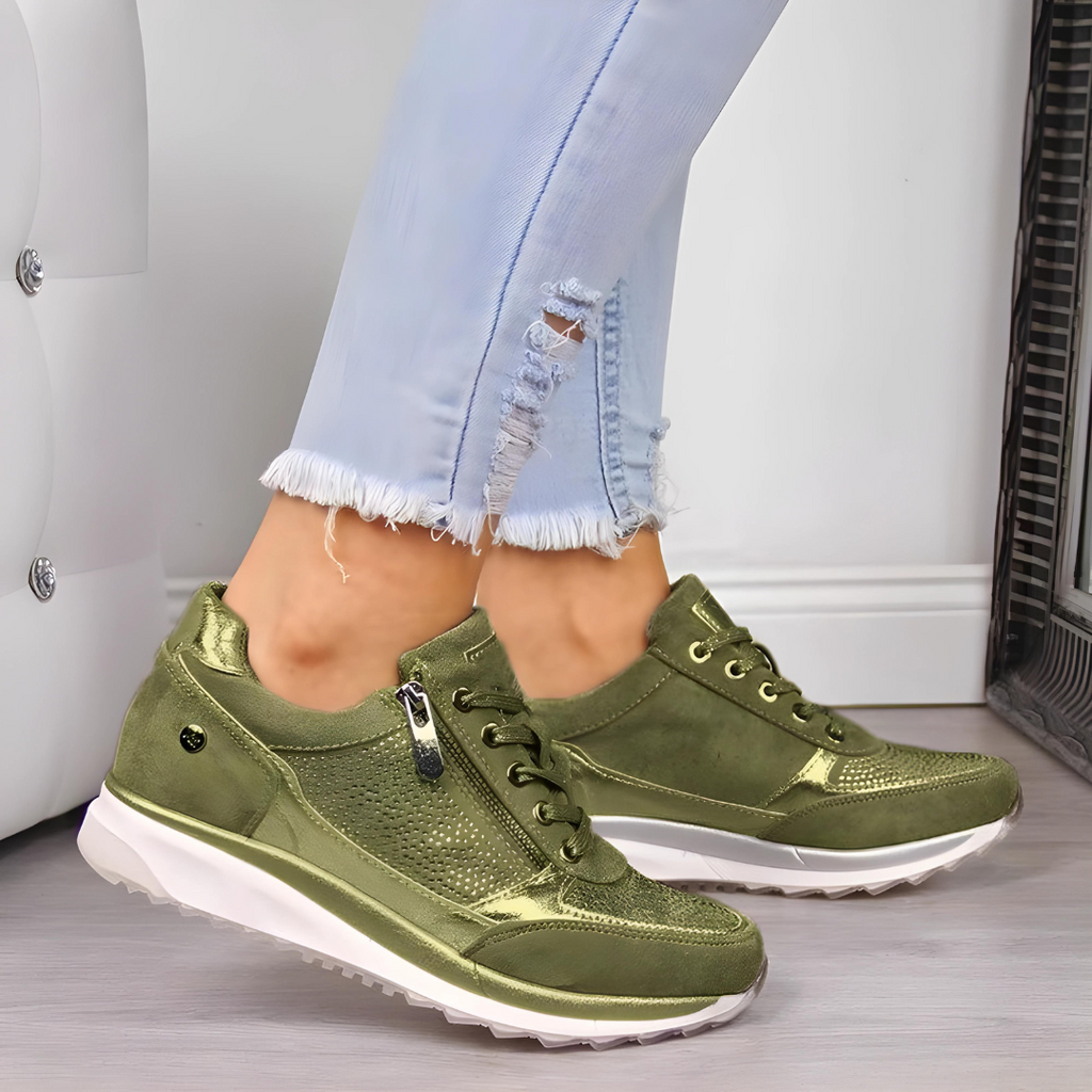 Wolff - Glamouröse bequeme Casual Sneakers | Sportlich-schicke Sneaker