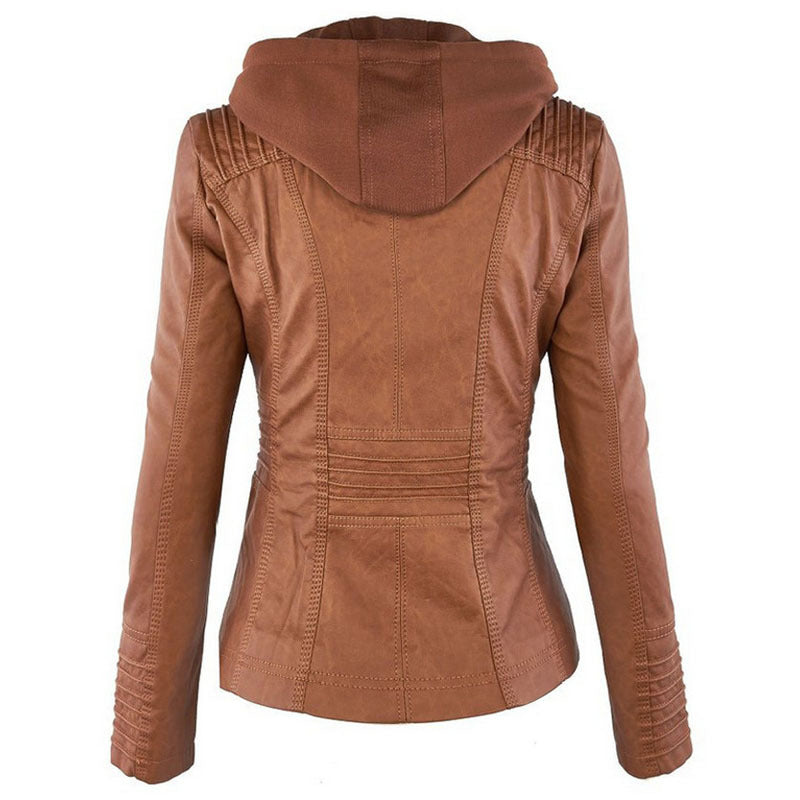 Wolff Solide Lederjacke mit Revers