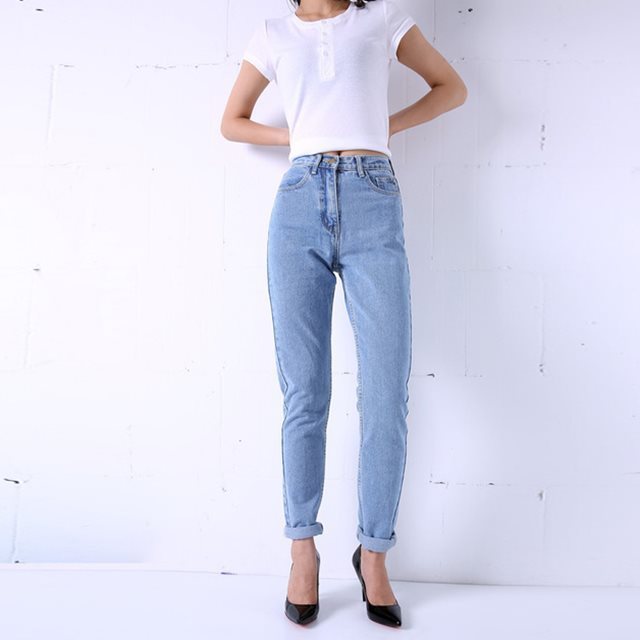 Wolff Denim Haremshose mit hoher Taille