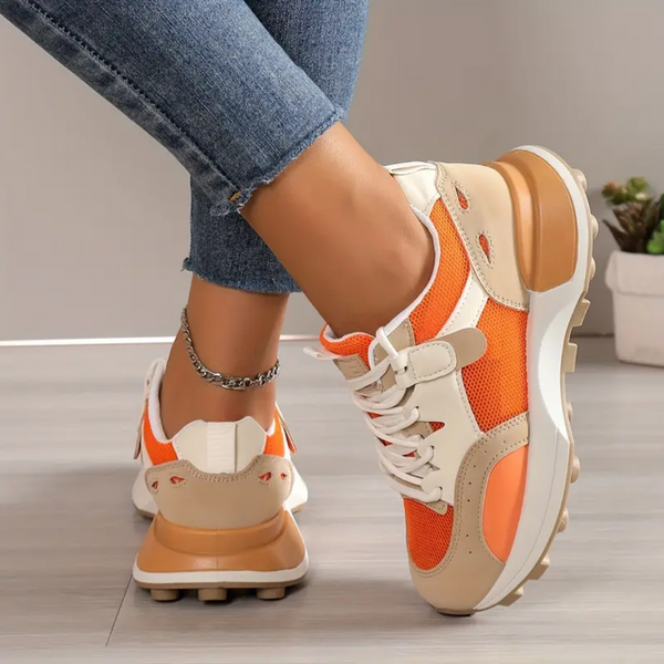 Wolff - Trendy Chunky Sneakers für Damen | Modische Sportschuhe mit dicker Sohle