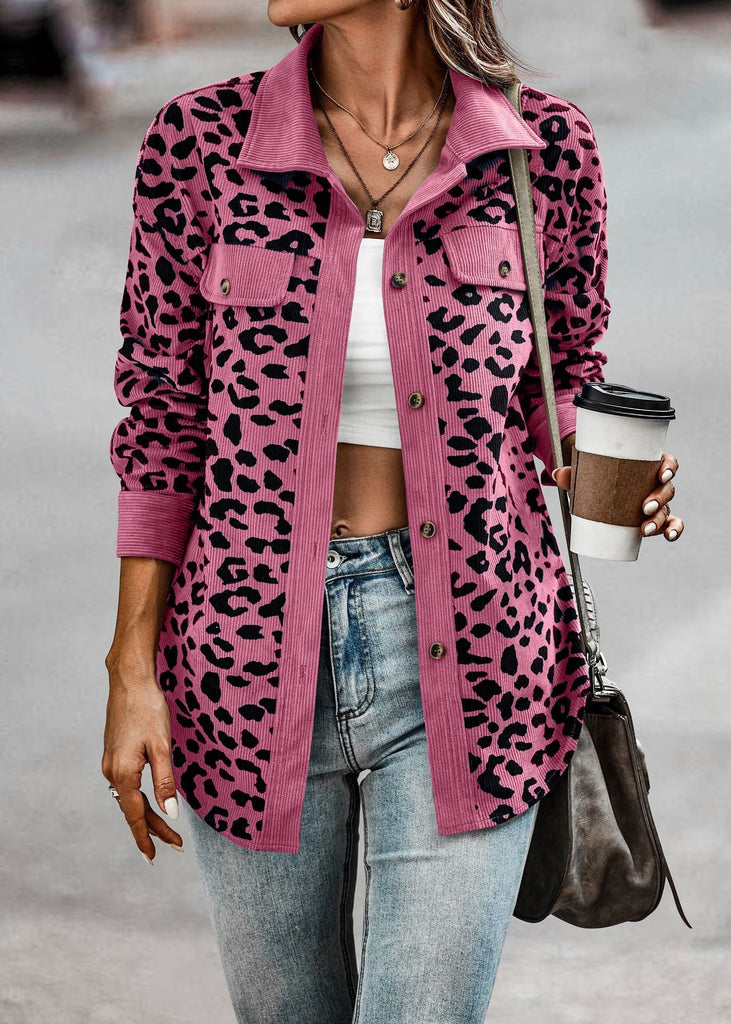 Olivia™ - Dschungel Chic Leopard Jacke [Letzter Tag Rabatt]