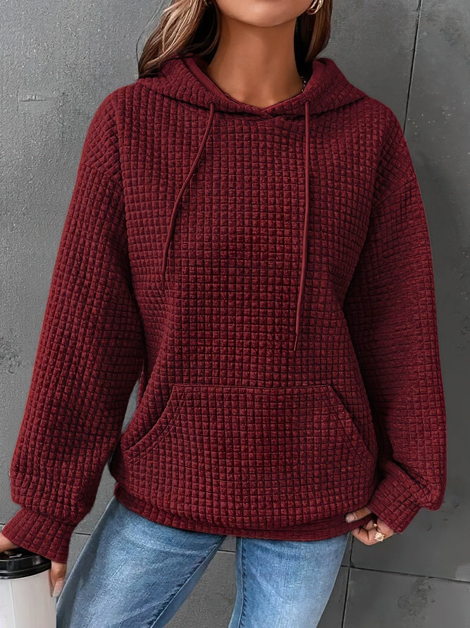 Cooler und schicker strukturierter Pullover für Frauen