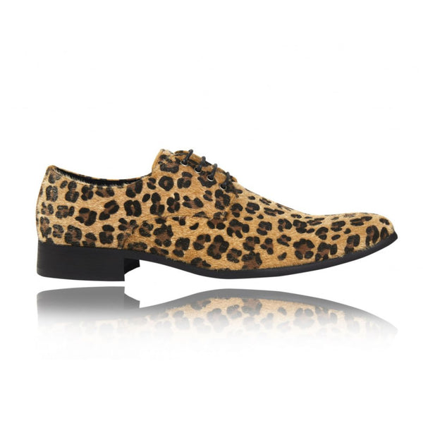 Wolff | Formalen Lederschuhe für Herren mit spitzer Zehe Leopard