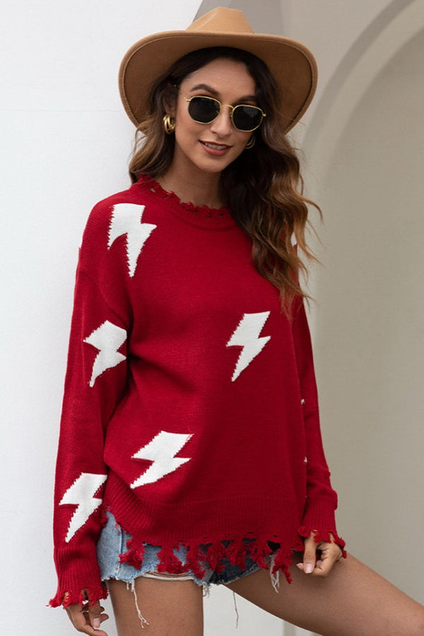 WOLFF Flash Quasten Pullover