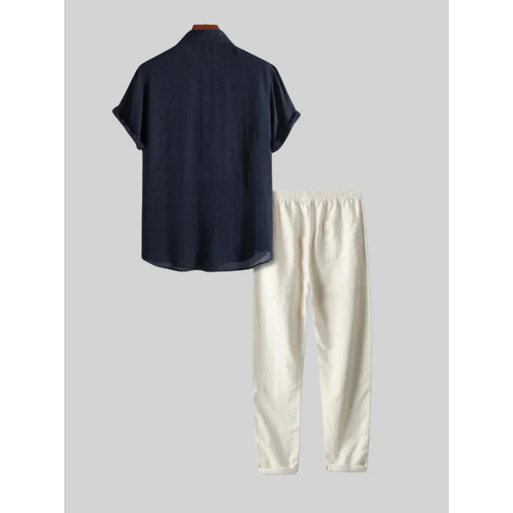 Wolff Linen Outfit Set - Lässige - Florenz bei Nacht