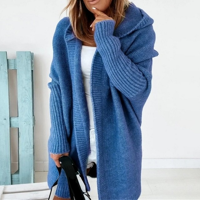 Wolff Strickjacke | Lang geschnittener, wärmender Cardigan für Damen