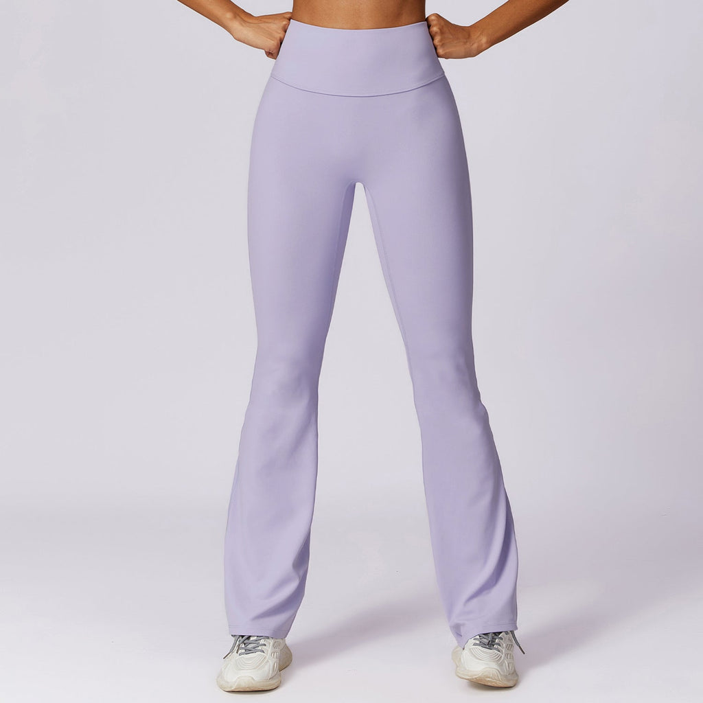 WOLFF | Stylische Fitness Hohe Taille Flare Yoga-Hose