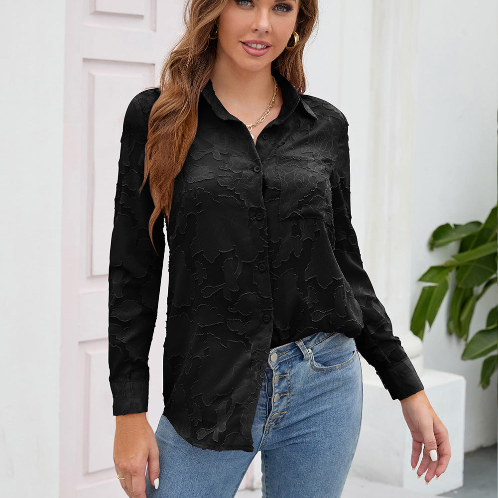 Wolff Spitzen Langarmshirt - Romantische Eleganz