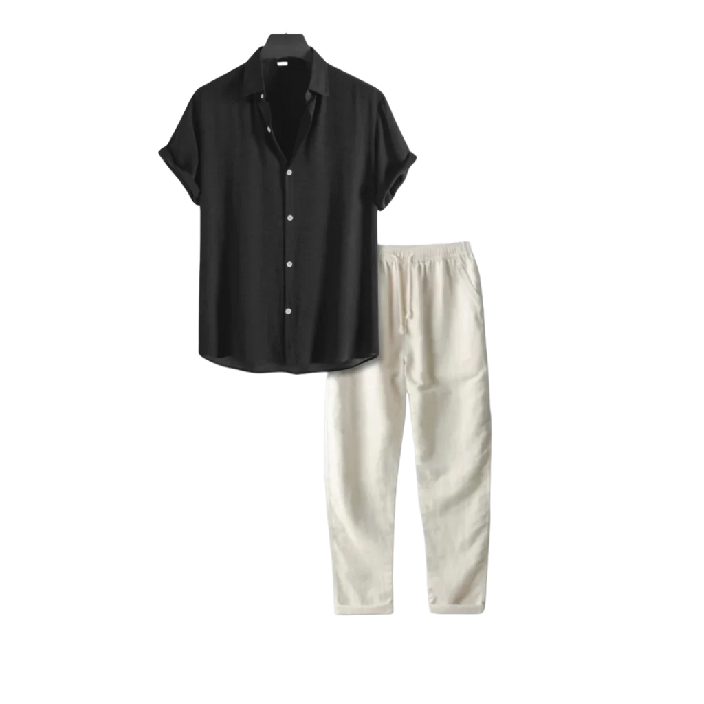 Wolff Linen Outfit Set - Lässige - Florenz bei Nacht