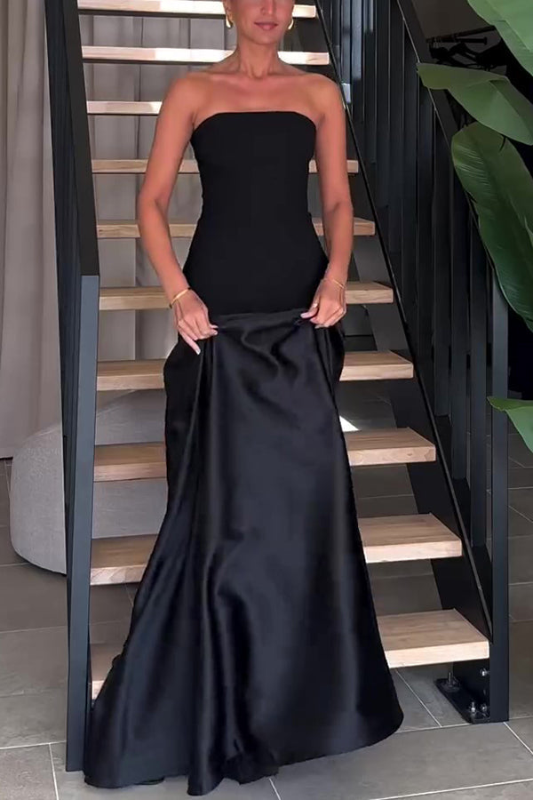 Maxikleid aus Satin