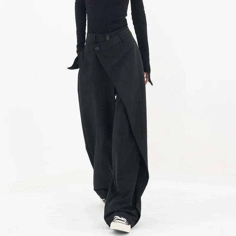 Wolff - Schwarze Baggy-Hose für Frauen