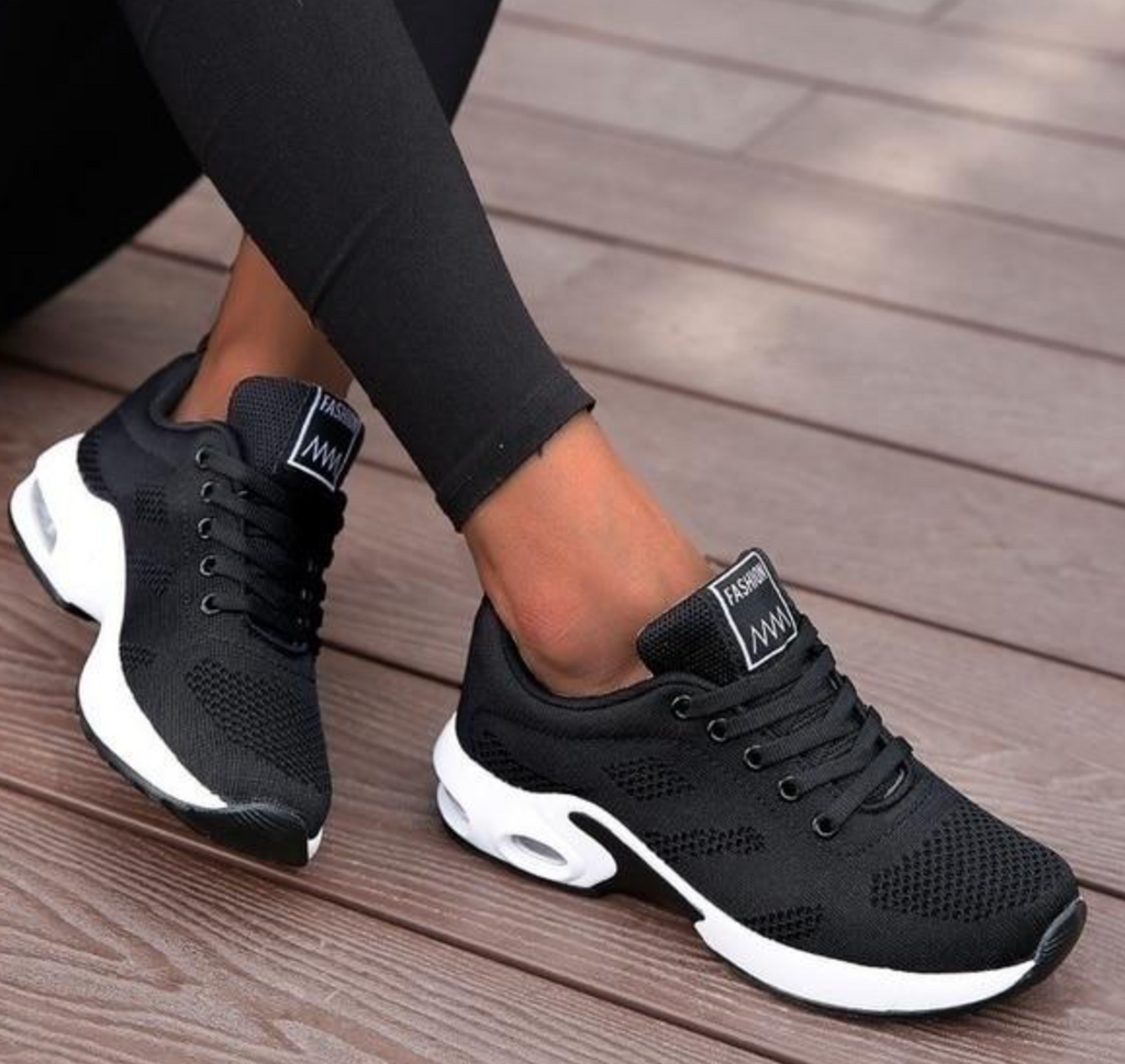 Wolff - Orthopädische Leichte, atmungsaktive Sport-Sneaker für Damen | Sportlicher Casual-Running-Schuh mit Air-Cushion-Sohle