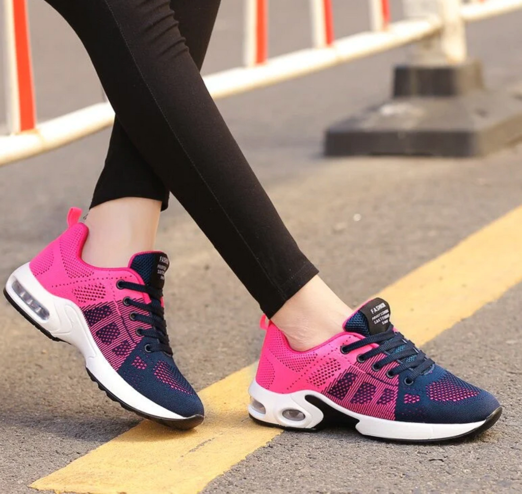 Wolff - Orthopädische Leichte, atmungsaktive Sport-Sneaker für Damen | Sportlicher Casual-Running-Schuh mit Air-Cushion-Sohle