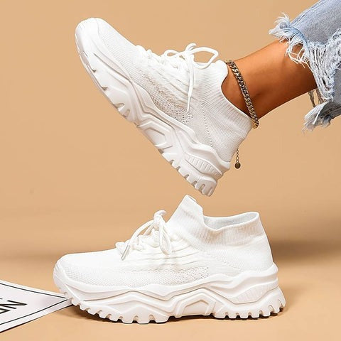 Atmungsaktive Damen-Sneaker mit zusätzlicher Fußstütze