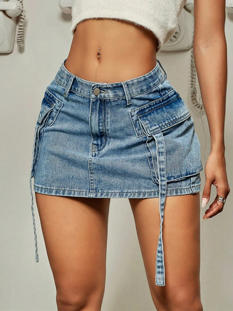 Style Denim Mini Rock