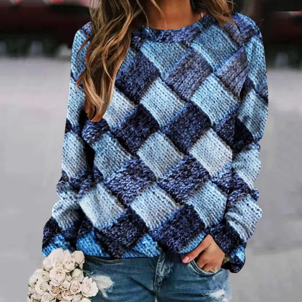 Retro spring sweater