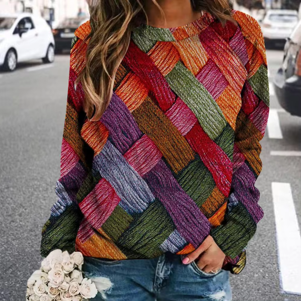 Retro spring sweater