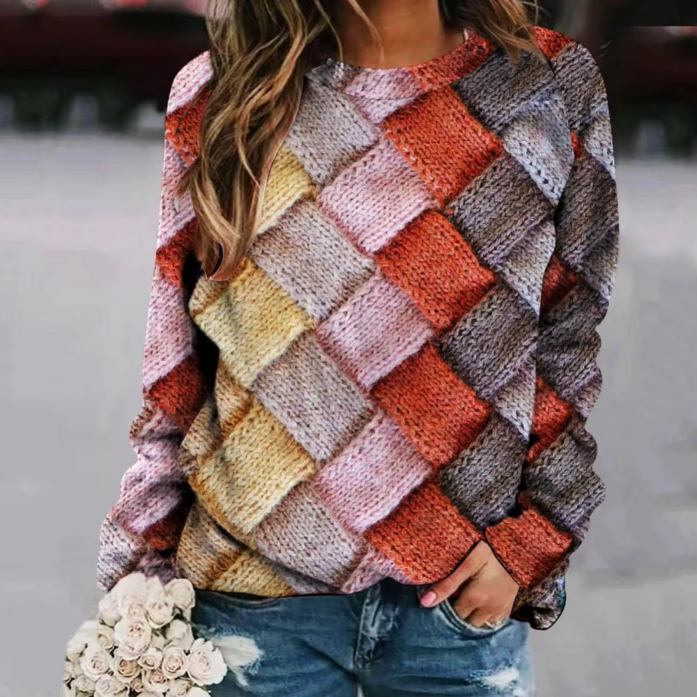 Retro spring sweater