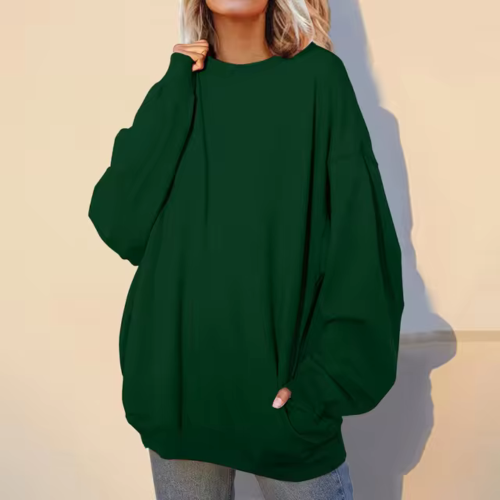 Oversized winter sweatshirt