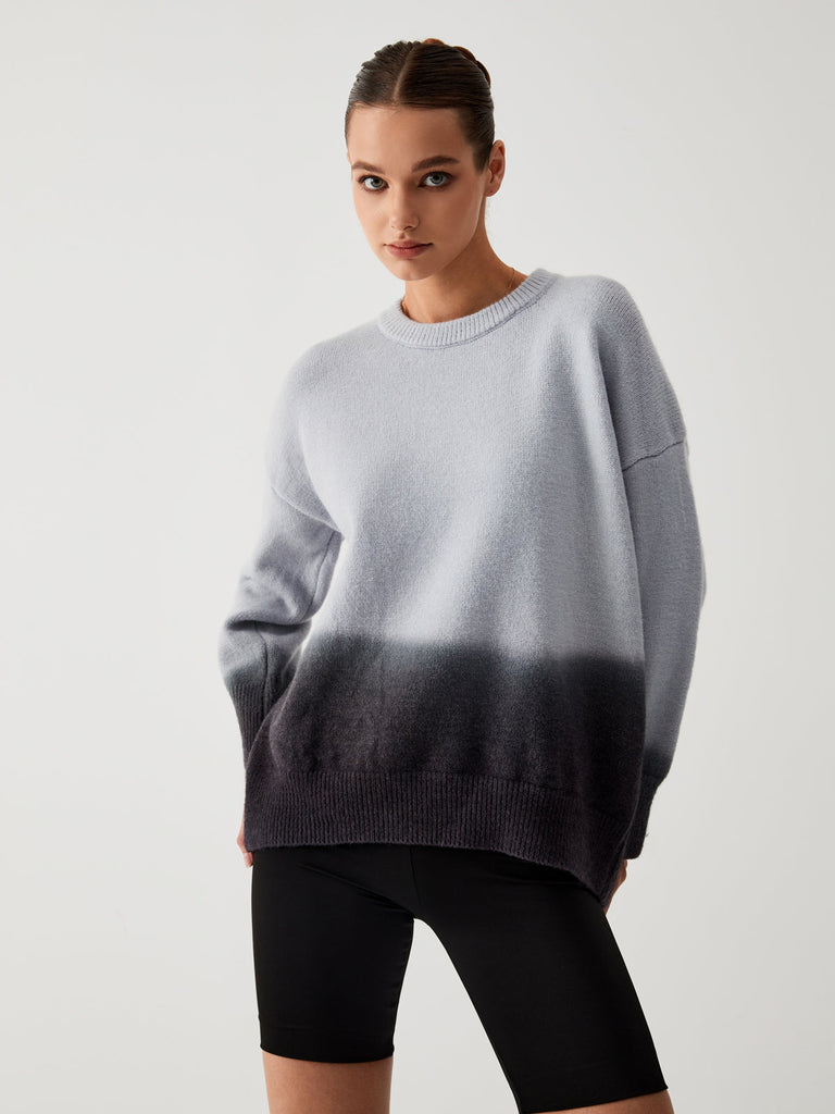 WOLFF - Ombre Pullover in Übergröße