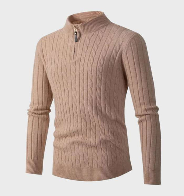 Wolff - Schmal geschnittener Herrenstrickpullover