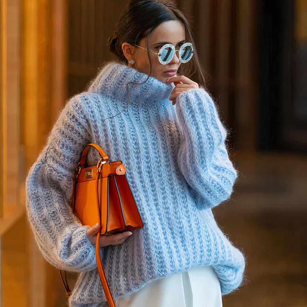 WOLFF | Fluffy Strickpullover