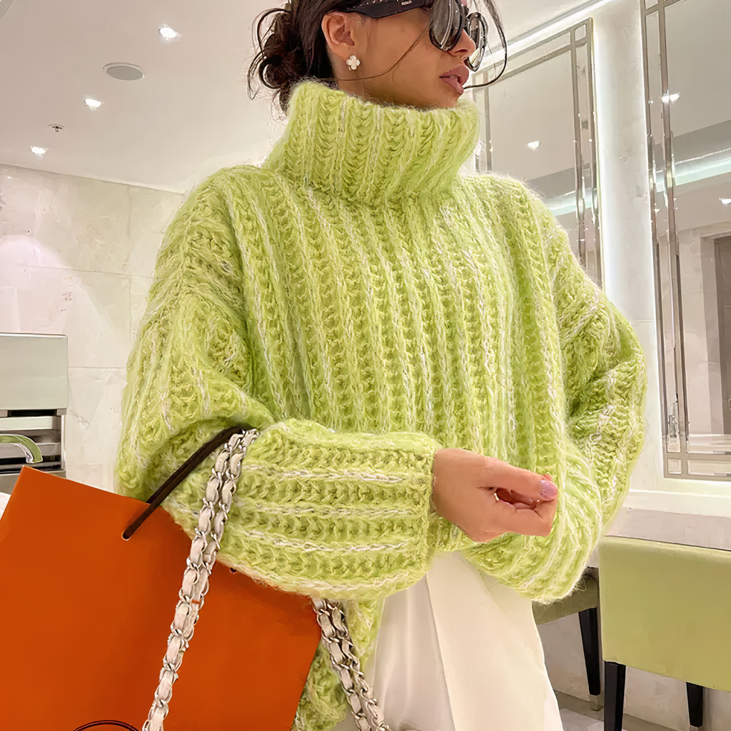 WOLFF | Fluffy Strickpullover