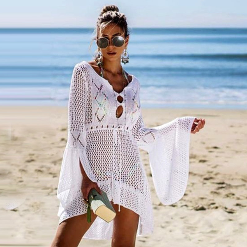 WOLFF Beach Cover Up | Cotton Beach Dress to Cover Up