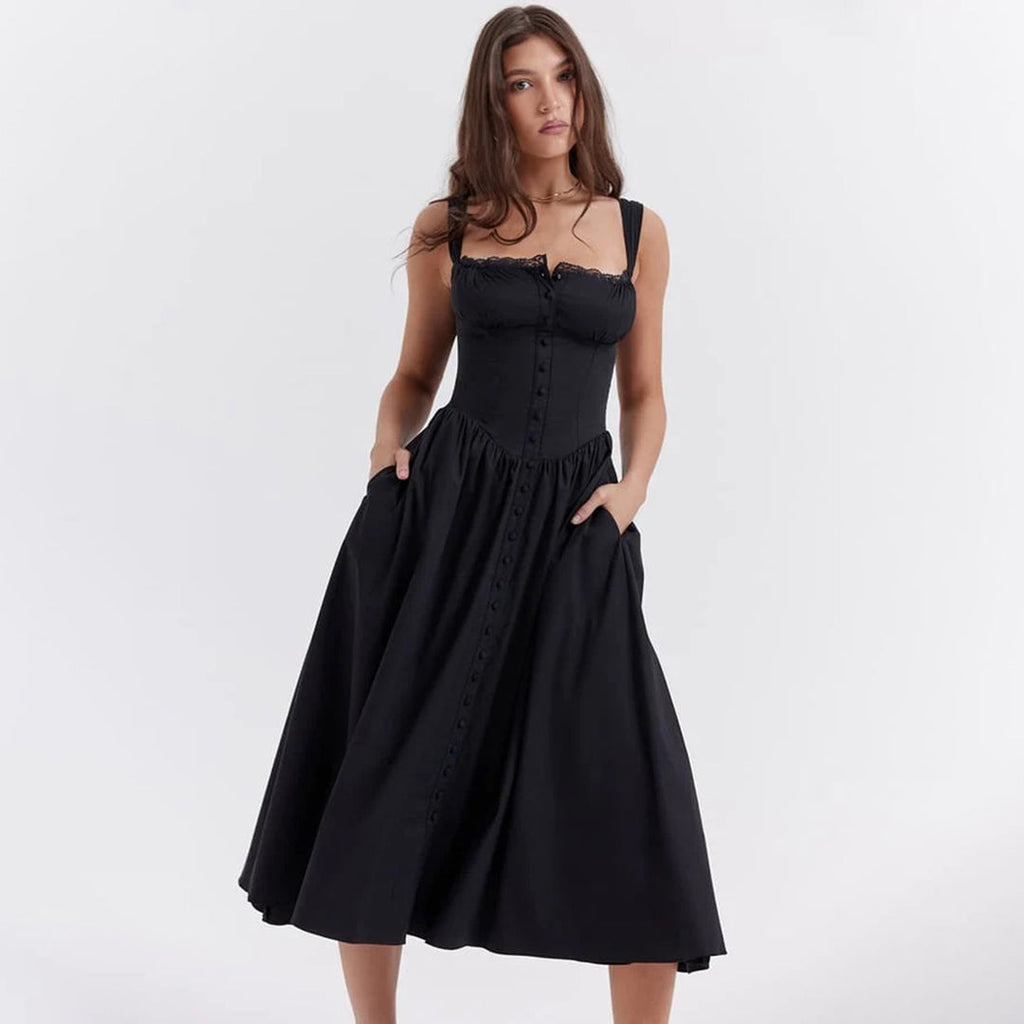 WOLFF - Elegantes Midi-Kleid