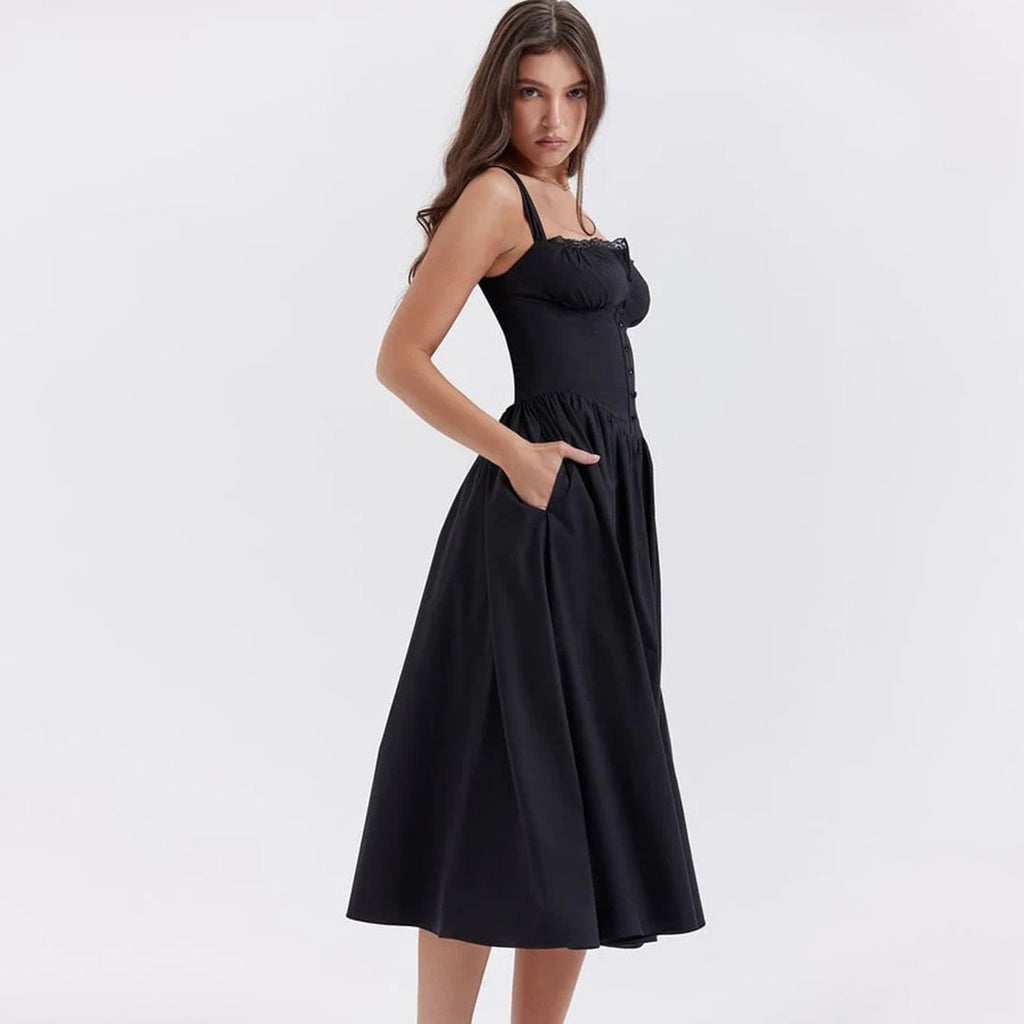 WOLFF - Elegantes Midi-Kleid